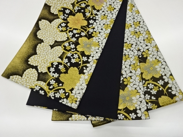  桜尽くし模様織出し袋帯